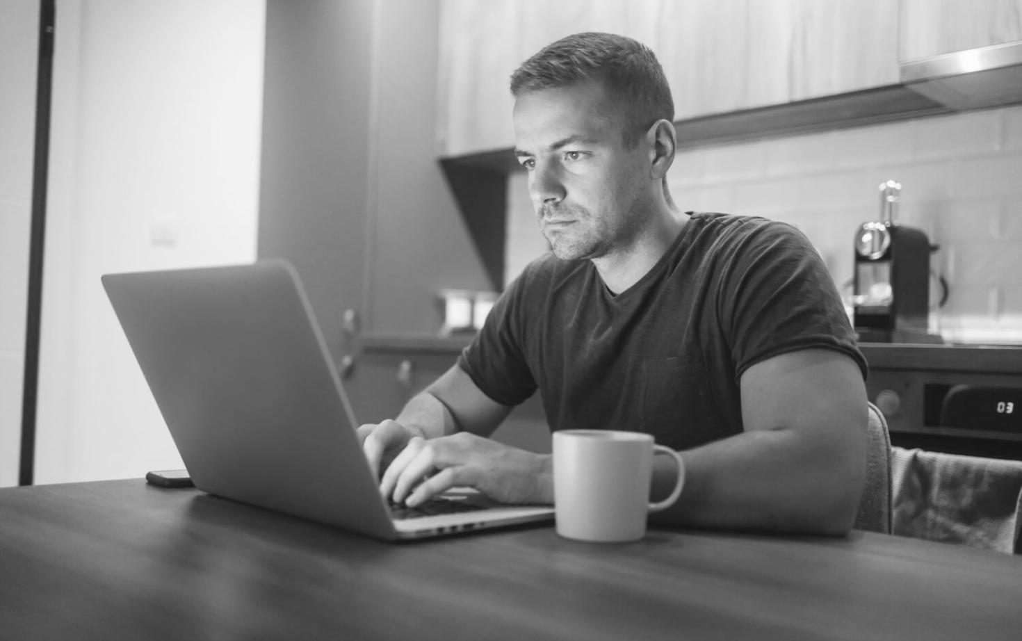 Financial modeling workspace with detailed spreadsheets